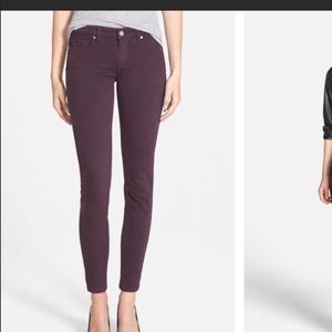 Purple Paige skyline jeans